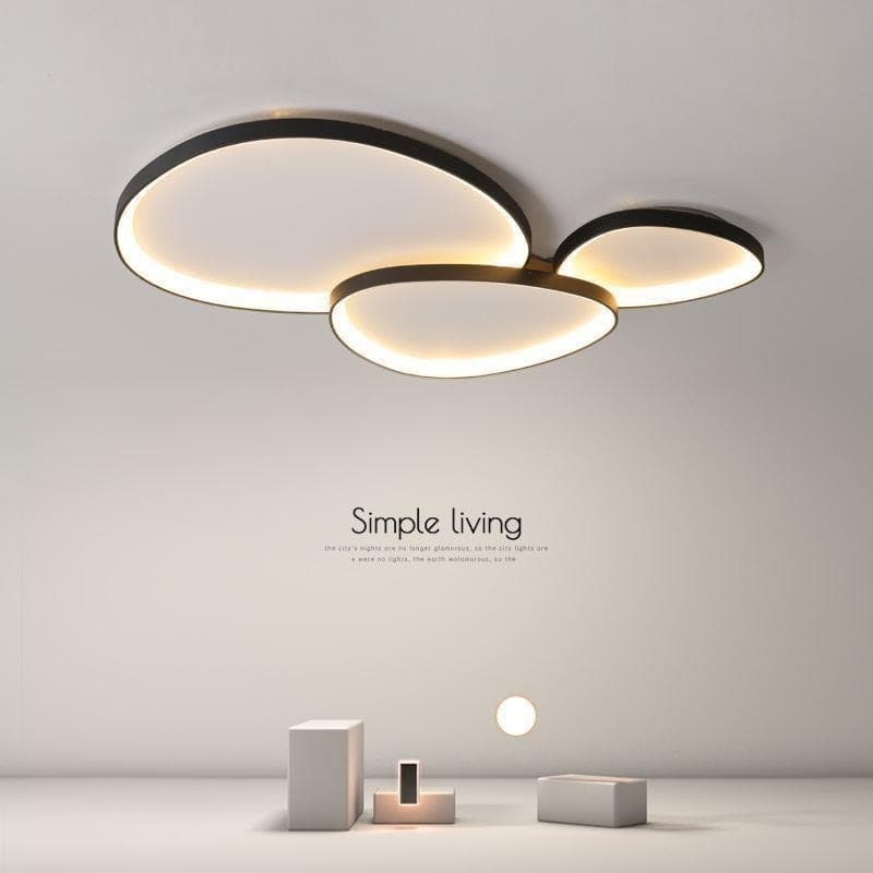 Living room lamp modern minimalist master bedroom atmospheric highlight whole house package Zhongshan lamp full spectrum eye protection ceiling lamp