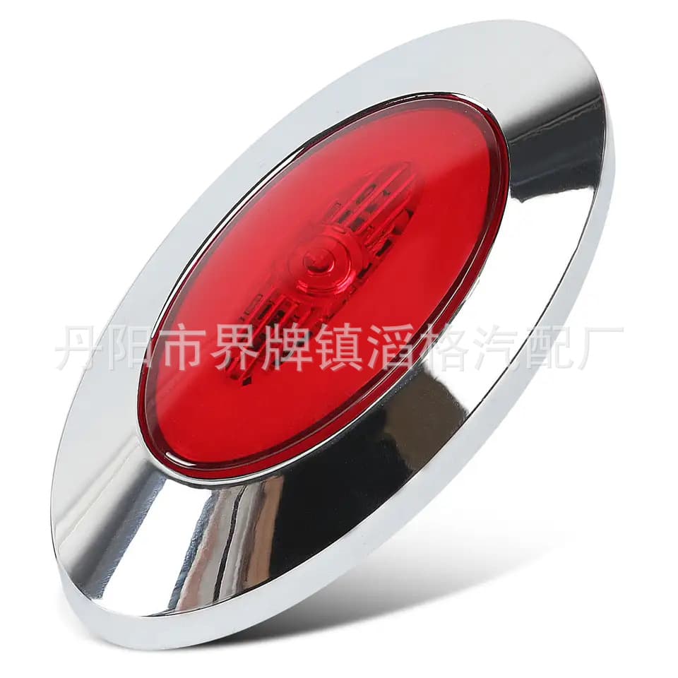 Cross-border Hot Selling New 4LED Truck Side Light 12V-24V Universal Light Guide Side Marker Light