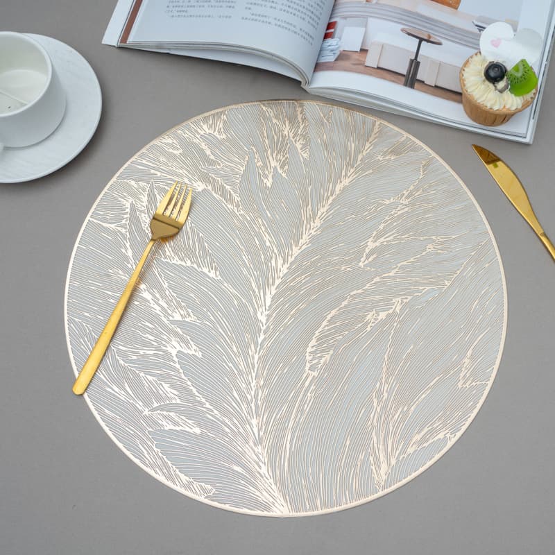 2025 New European-style Gold Foil Placemat, Coffee Table Mat, Vase Mat, Table Mat, Fruit Mat