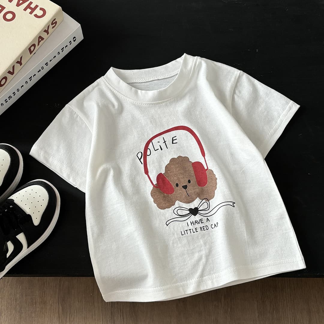 Boys' Pure Cotton Short-Sleeve T-Shirt, Class A Kids' Summer New Style for Toddlers and Children, Thin Top for Girls and Boys