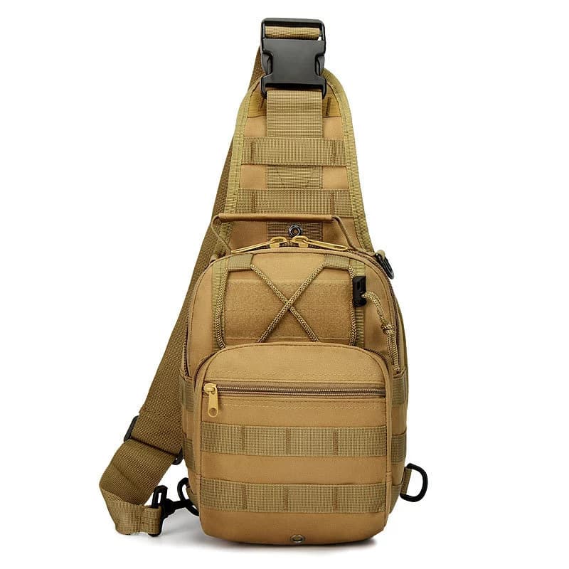 Chest Bag Camouflage Outdoor Sports Cycling Bag Large Capacity Single Crossbody Small Chest Bag Outdoor Tactical Backpack Waterproof