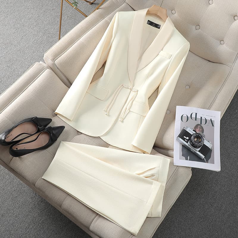 New Cross-Border Women's 2025 Spring/Autumn Blazer Suit Chinese Style Trendy Host Blazer