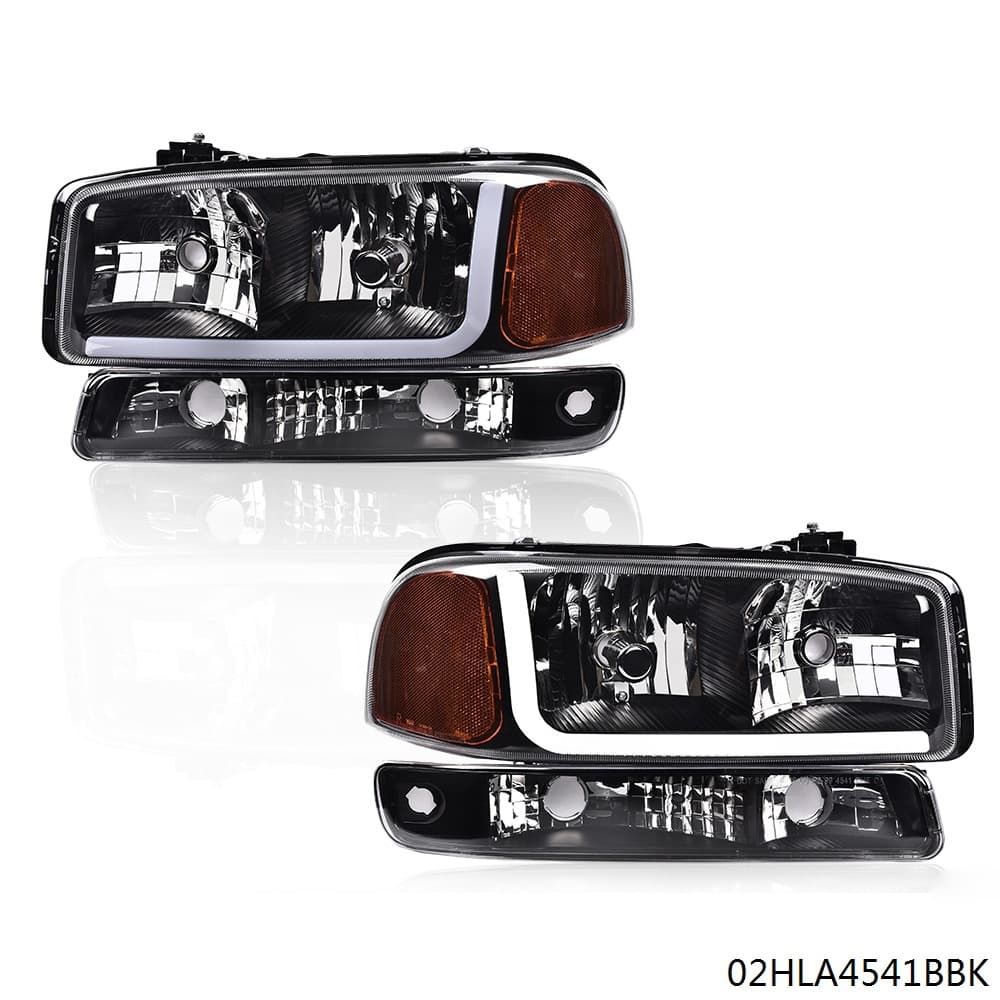 LED Headlight Compatible with Chevrolet 99-07 GMC Sierra Yukon