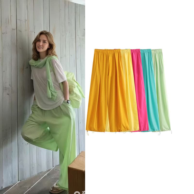 Summer Thin Sun Protection Pants 2026 New Casual Versatile Lazy Quick-drying Loose Leg Pants Wide Leg Pants for Women