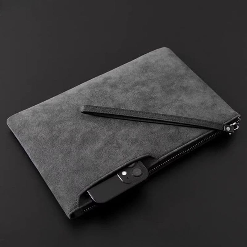 Men's Business Clutch Bag, Fashionable and Simple, Multi-Functional Handheld Folder Wallet, Envelope Bag