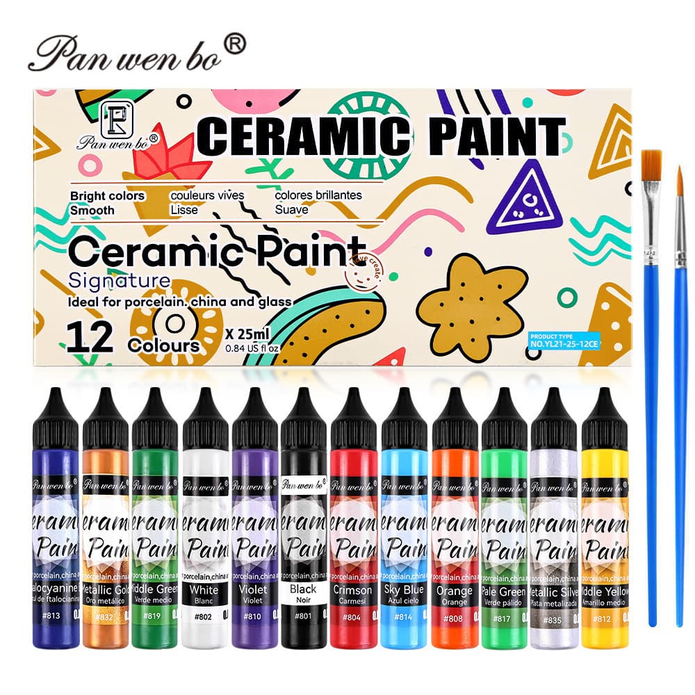 Acrylic Paint Set for Glass, Textile, Advertising, Gouache & Watercolor, Boxed 25ml, Art Painting Oil Paint Wholesale