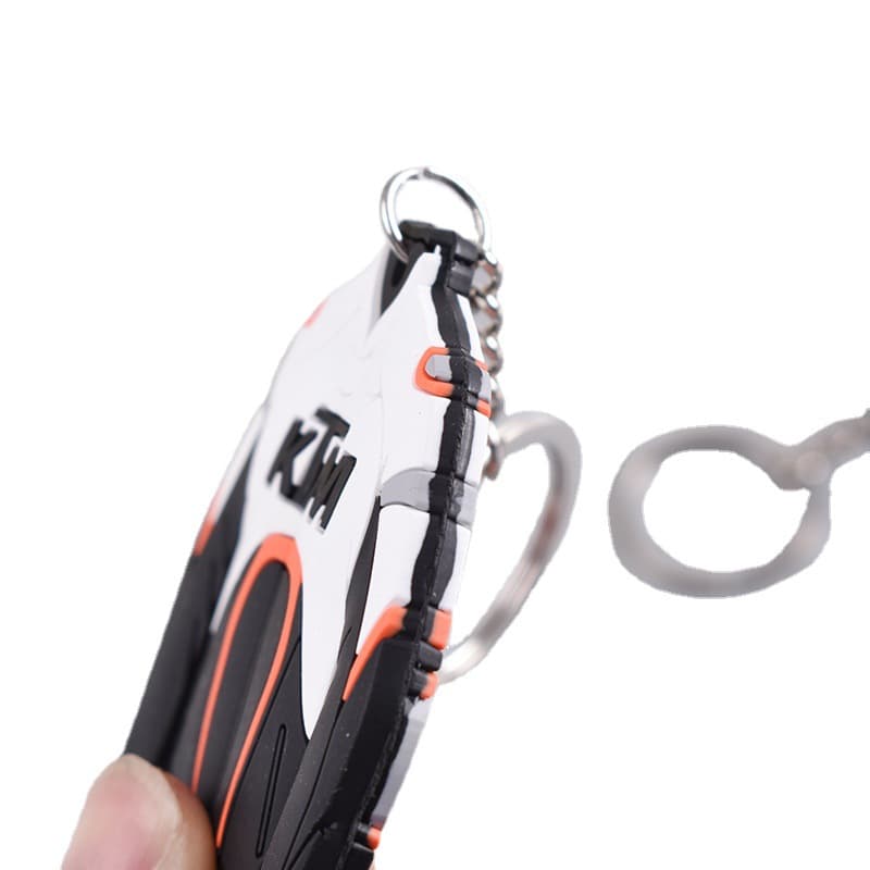 Racing Suit Keychain in Stock Helmet Racing Suit Double-Sided Silicone PVC Keychain Pendant in Stock