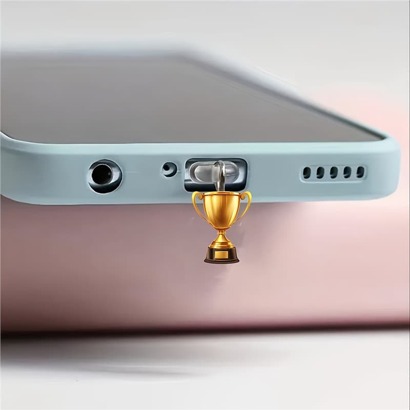 New Cross-Border Acrylic Flat Creative Trophy Dust Plug Standard