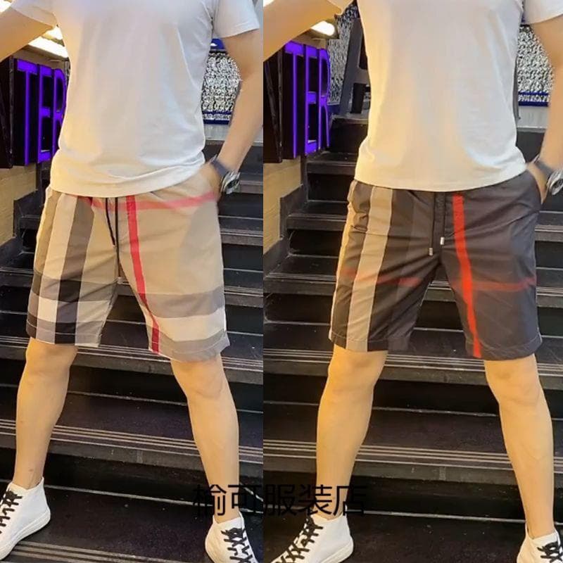 American Retro Shorts Men Summer Thin Loose Five-Point Trendy Wear Ins Streetwear High Street Casual Pants