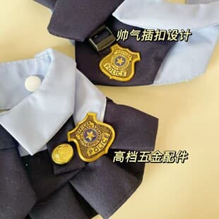Pet Woody Sheriff Costume Collar, Cat Cartoon Drool Bib, Dog Bow Tie, Photo Prop Cosplay Decoration