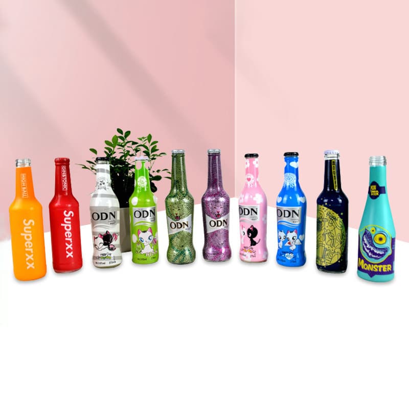 Cocktail Label Shrink Film Labels PET Printed Packaging Bottle Shrink Labels Laser Shrink Labels