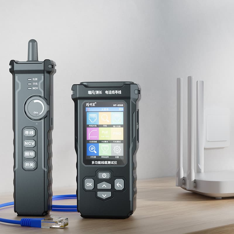Smart Mouse NF-8506 Network Finder with Screen, Network Rate IP Scanning PING Network Cable Tester