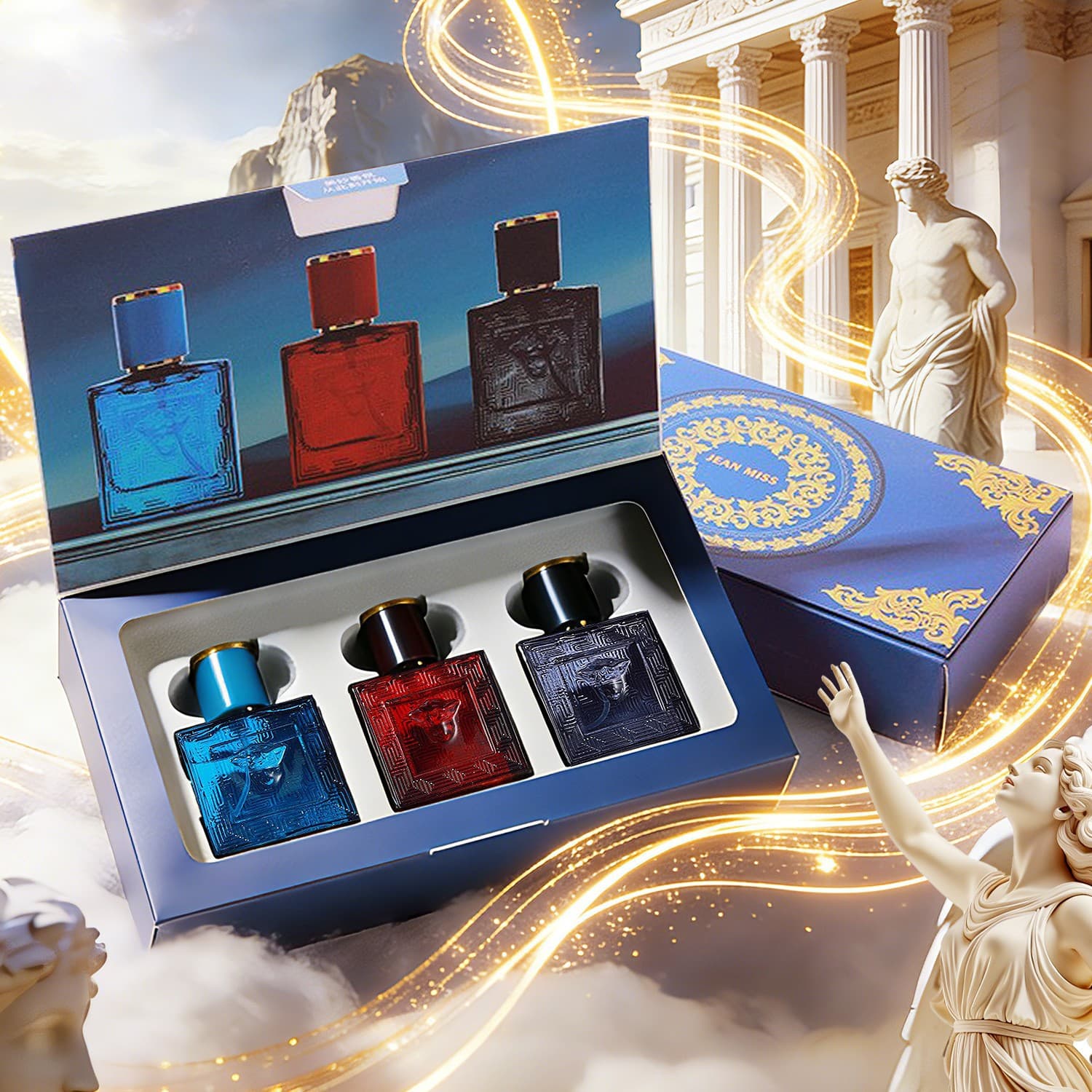 Xiaocheng Yixiang Eros Perfume Set Men's Perfume Gift Box Cross-border Foreign Trade Eau de Toilette Wholesale Factory Direct Sales