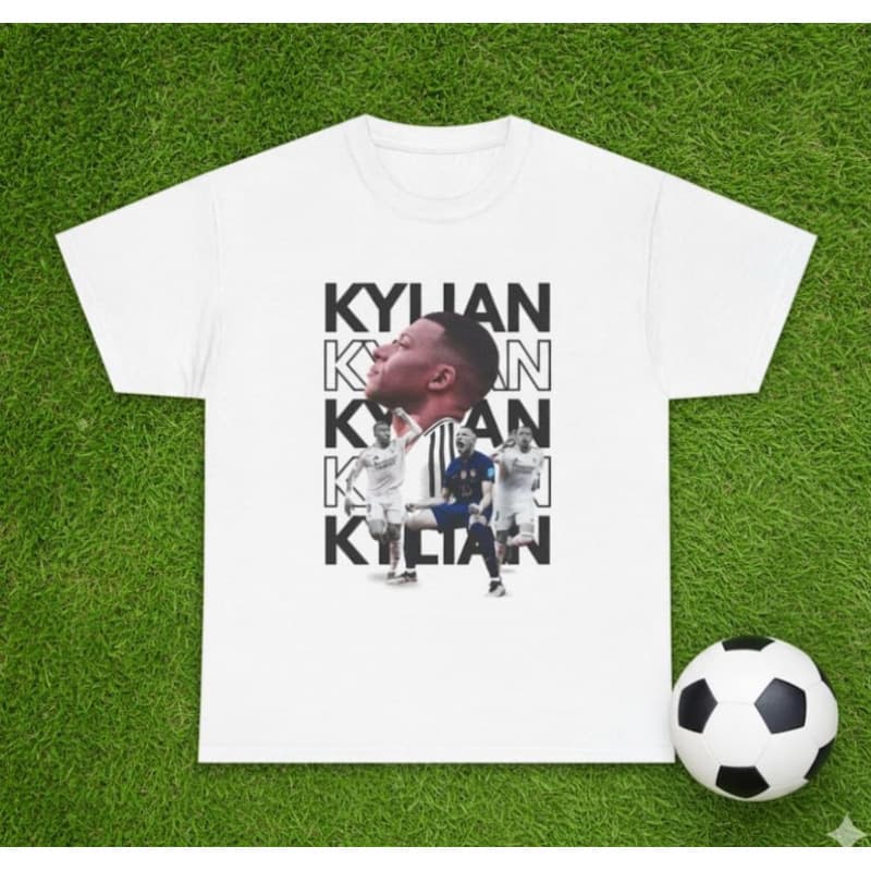 【Cross-border EU Size】Kylian Mbappe Madrid Shirt, Real Madrid