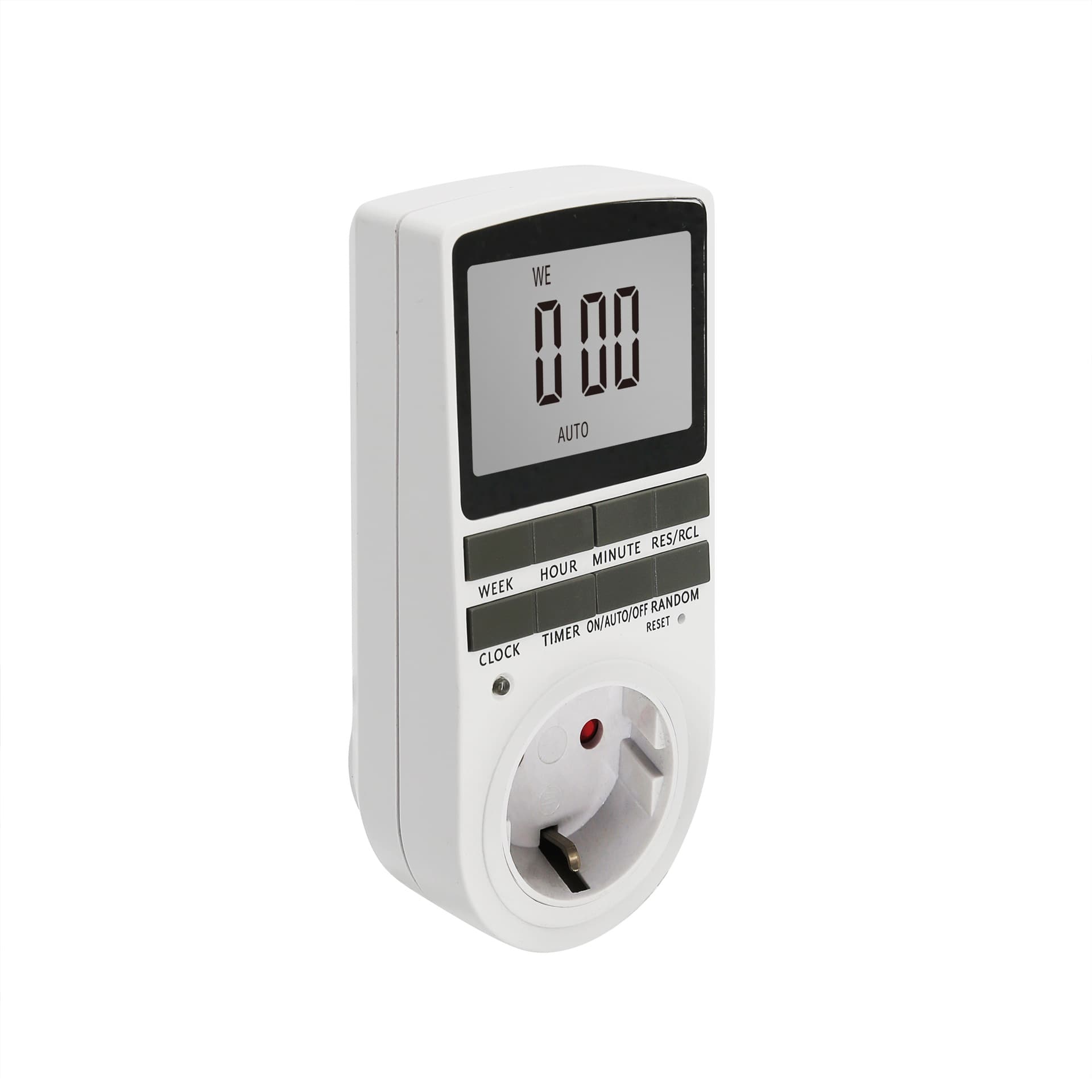 Factory Supply EU Standard Large Screen Timer Switch Socket Electronic Timer Kitchen Outlet