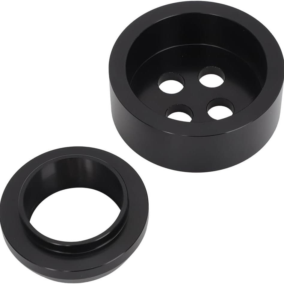 Front Crankshaft Oil Seal Installation Tool for BMW M57 M47, 2-Piece Aluminum Set