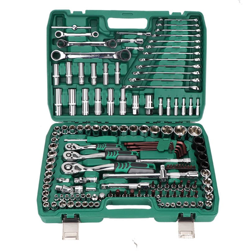151-Piece Chrome Vanadium Steel Socket Tool Set for Automotive Repair and Home Use