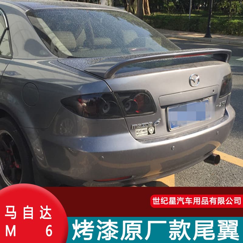 For 03-15 Mazda 6 Rear Spoiler M6 Modified M6 Coupe Spoiler with Paint No Drilling Required