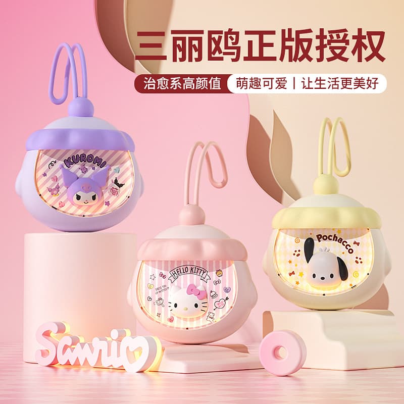 New Hello Kitty Genuine Licensed Hand Warmer Night Light Mini USB Charging Hand Warmer Winter Gift Small Present
