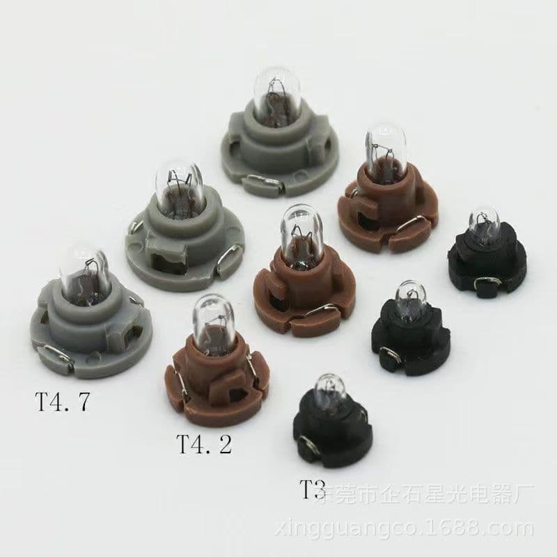 Source factory cross-border hot selling car instrument light T3 T4.2 T4.7 switch button light air conditioning light clock light