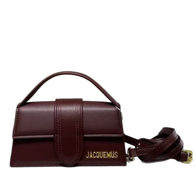 Jacquemus French niche blogger same style design French flap texture handbag shoulder crossbody small square bag