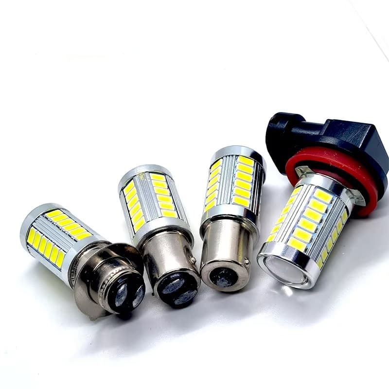 Car LED headlights H4 H7 H11 9006 9005 fog lights 5730 5630 33SMD motorcycle headlights