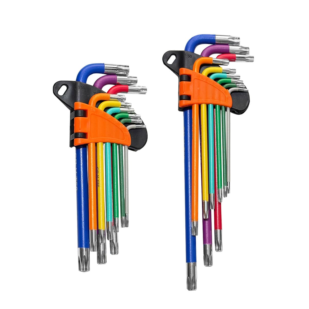 Color Hex Key Wrench Set, Hex Allen Key Set with Metric Sizes, Star/Torx Combination Tool