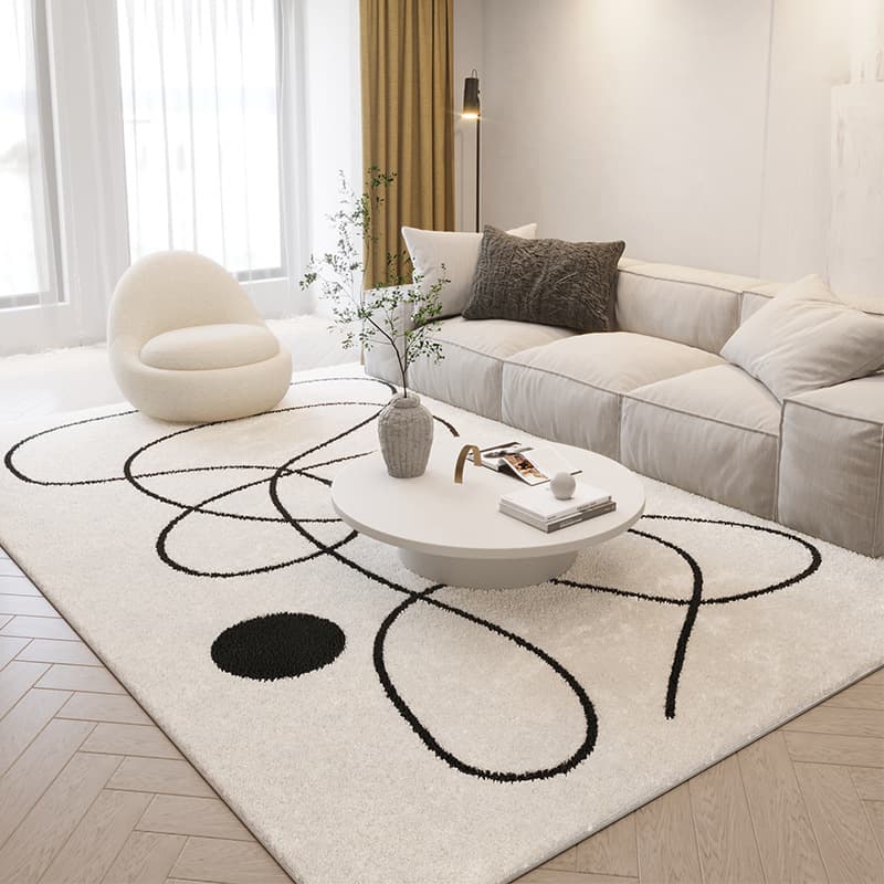 Japanese Zen Peace Carpet Imitation Cashmere Home Living Room Full Coverage Carpet Bedroom Sofa Coffee Table Mat