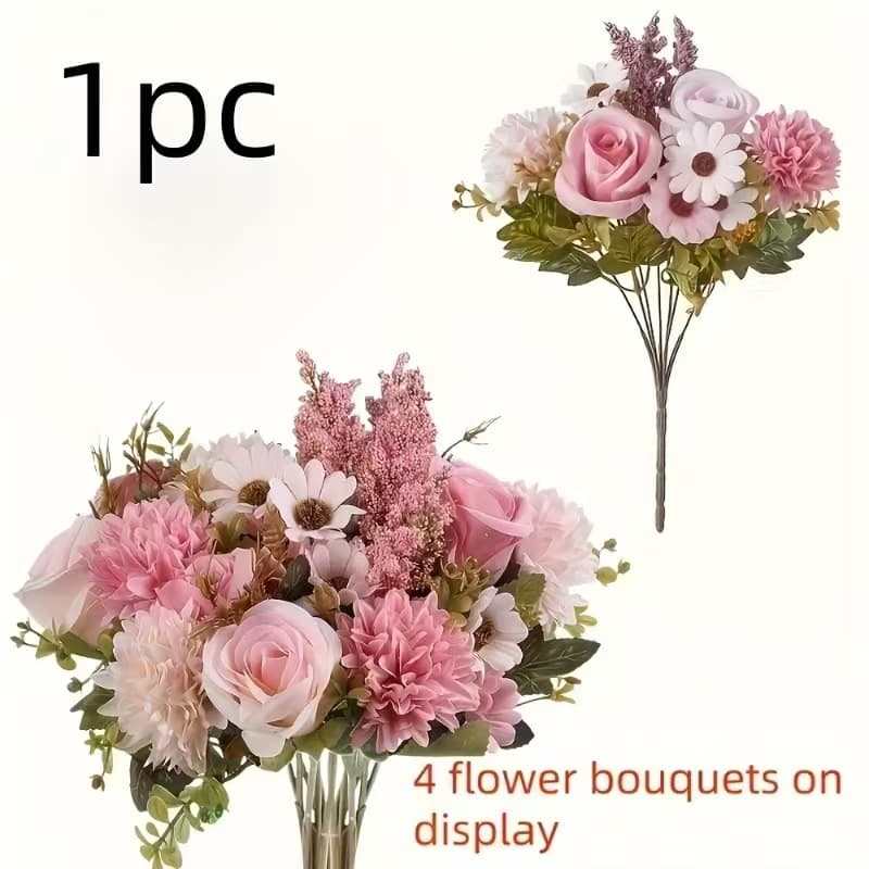 Original Philly Rose 7-Head Persian Rose Artificial Flower Home Decor Photography Prop Handmade DIY