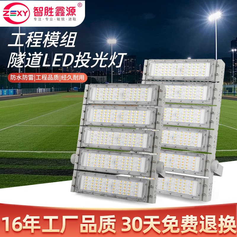 Outdoor Waterproof Module Floodlight Tunnel High Mast Light Basketball Square Project Illumination LED Flood Light Street Light