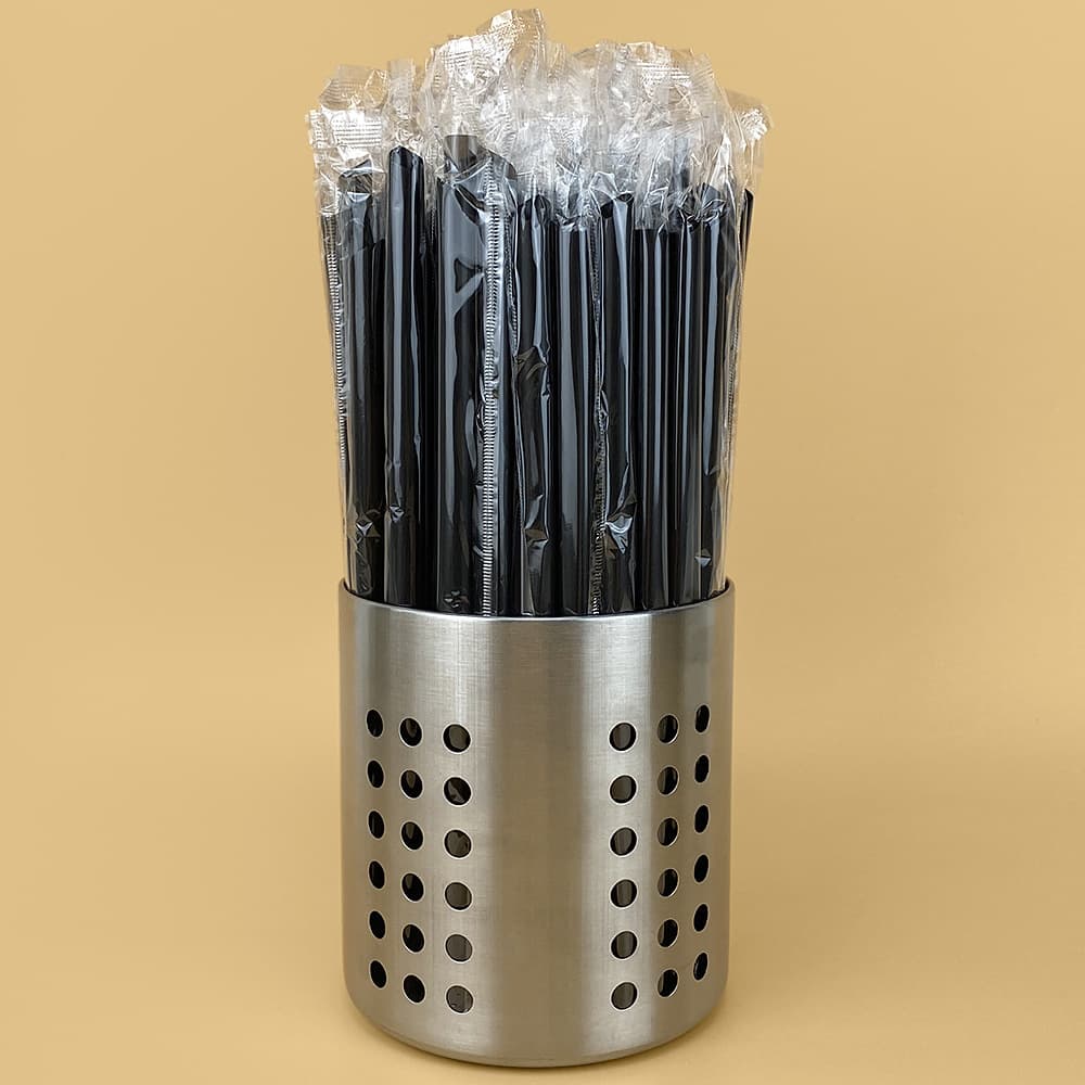 Disposable Straws for Bubble Tea, Thick, Individually Wrapped, Commercial Plastic Large Straws 19cm, Fruit Juice Thin Straws Wholesale