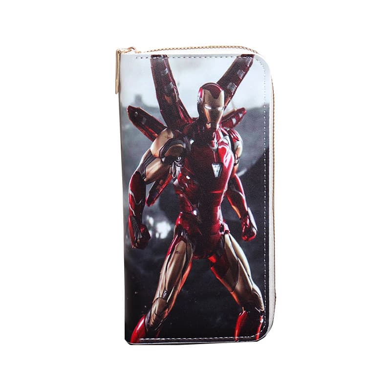 Cross-border foreign trade Marvel Iron Man Spider-Man Black Spider children's coin purse large capacity men's boys wallet