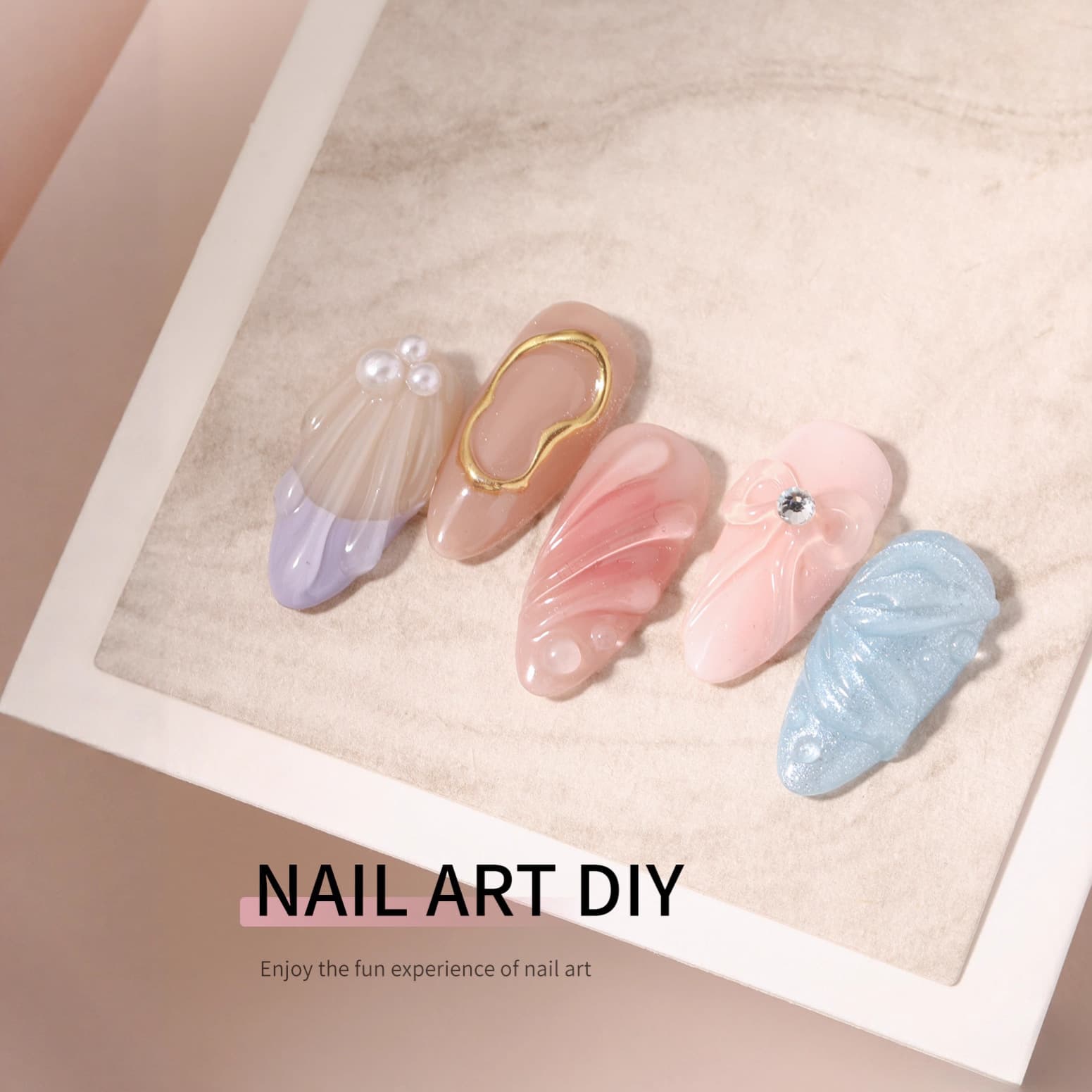 Nail Art Transparent Soft Gel Carving Gel PVC 3D Solid Gel Squishy Molding Gel UV Nail Polish Gel Wholesale