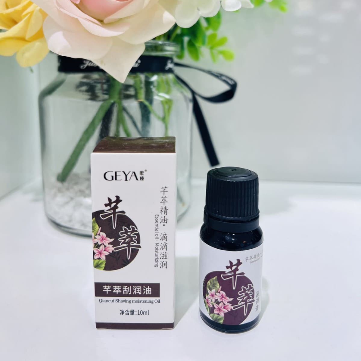 Geya Full Body Massage Oil for Back Meridian Unblocking, Gua Sha Oil, General Massage Oil 10ml