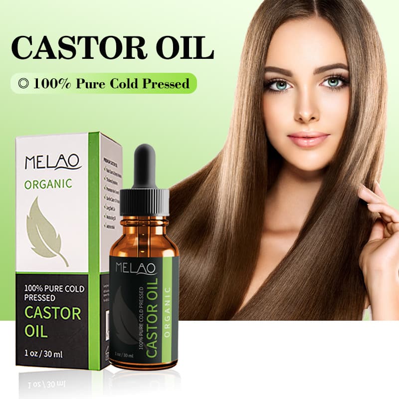 Cross-border castor oil scalp care nourishing oil, eyebrow and eyelash growth serum, thickening hair care essence oil