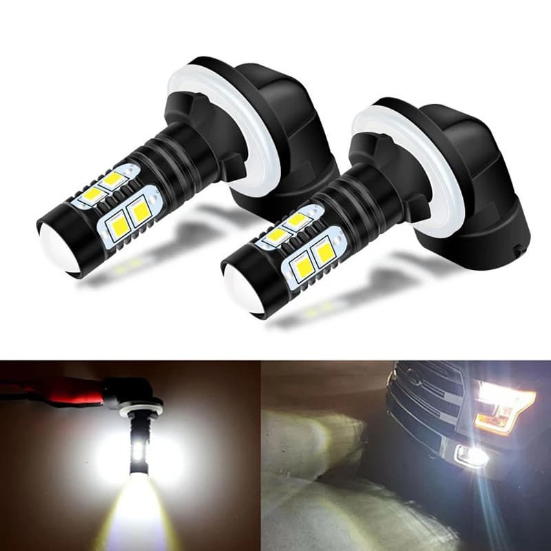 Factory Direct Car LED Fog Light 881 880 50W 10-LED LED Fog Light 3030 Headlight