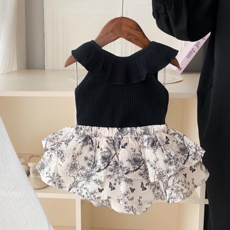 Internet celebrity baby summer thin suit fashionable and cute infant vest skirt pants small suit baby clothes summer clothes