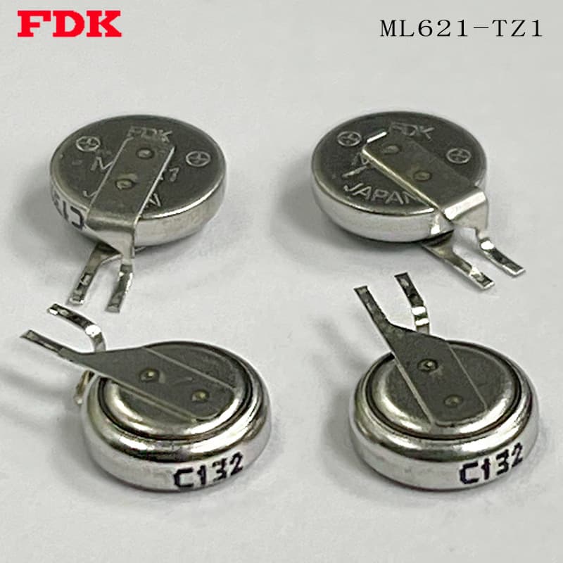 Genuine FDK Fujitsu ML621-TZ1 rechargeable 3V industrial motherboard, machine tool backup memory button lithium battery