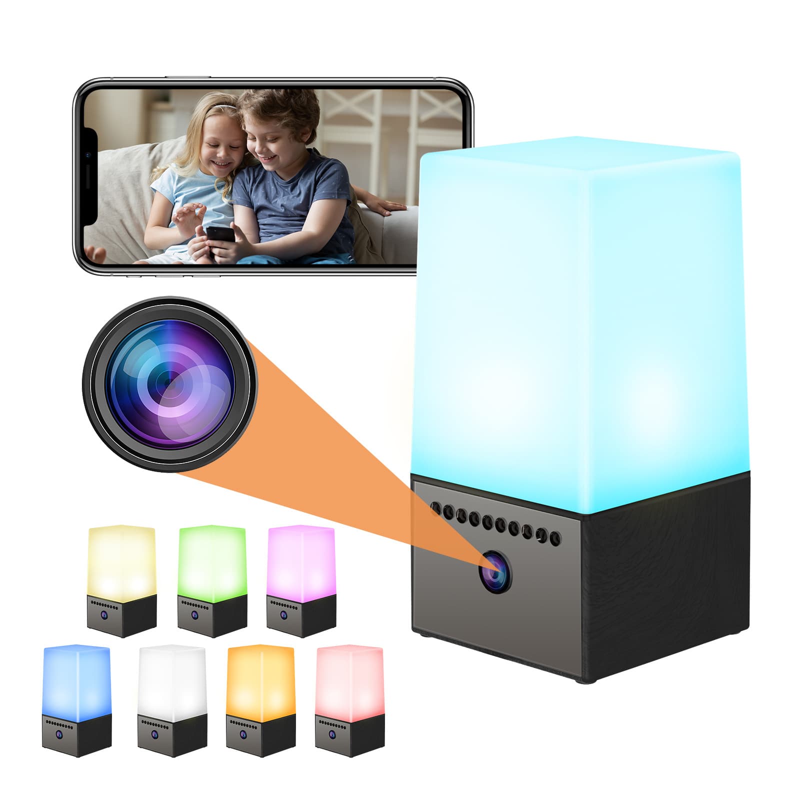 Wireless Network Surveillance Camera Home HD Smart Night Vision Remote Mobile Monitor Dual Voice Dialogue