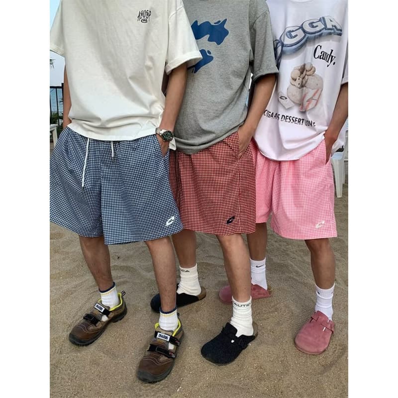 Summer New American Style Shorts for Men, Streetwear Thin Design Niche Loose Plus Size Sports Casual Five-Point Shorts