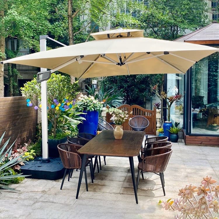 Outdoor Patio Umbrella, Garden Sunshade, Villa Courtyard Umbrella, Commercial Outdoor Roman Umbrella