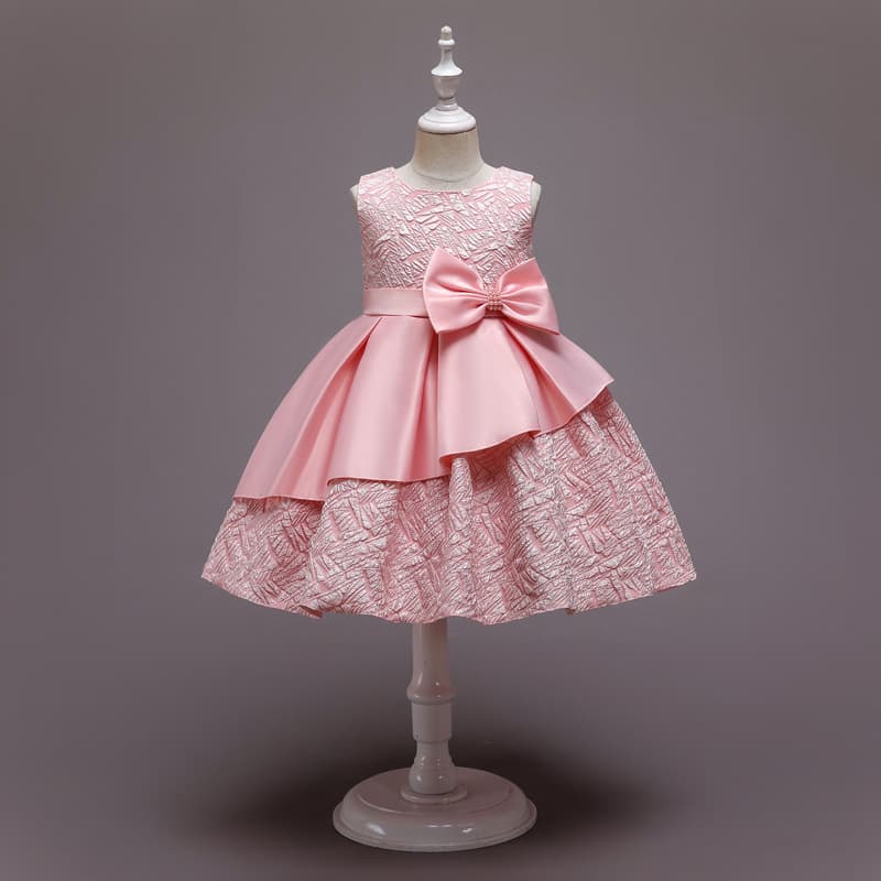 Children's Princess Dress Summer Birthday Dress New Girls' Dress Amazon Source European and American Cross-border Children's Dress Wholesale