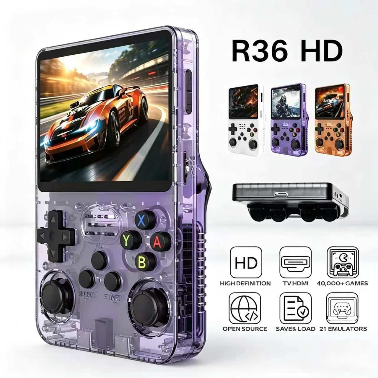 Cross-border R36S Handheld Game Console ARKOS Retro Portable PSP Handheld Game Console FC Classic Home Game Console