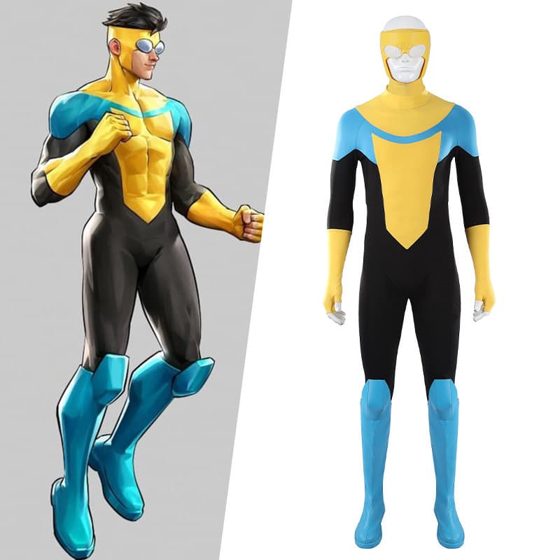 Invincible Mark Grayson Cosplay Costume Bodysuit Invincible Boy Cos Costume 5897