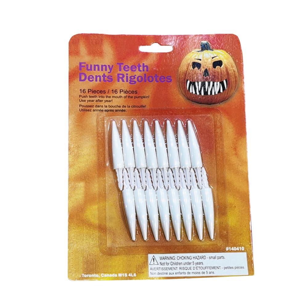 Funny Teeth Dents Rigolotes Ghost Teeth Halloween Pumpkin Teeth