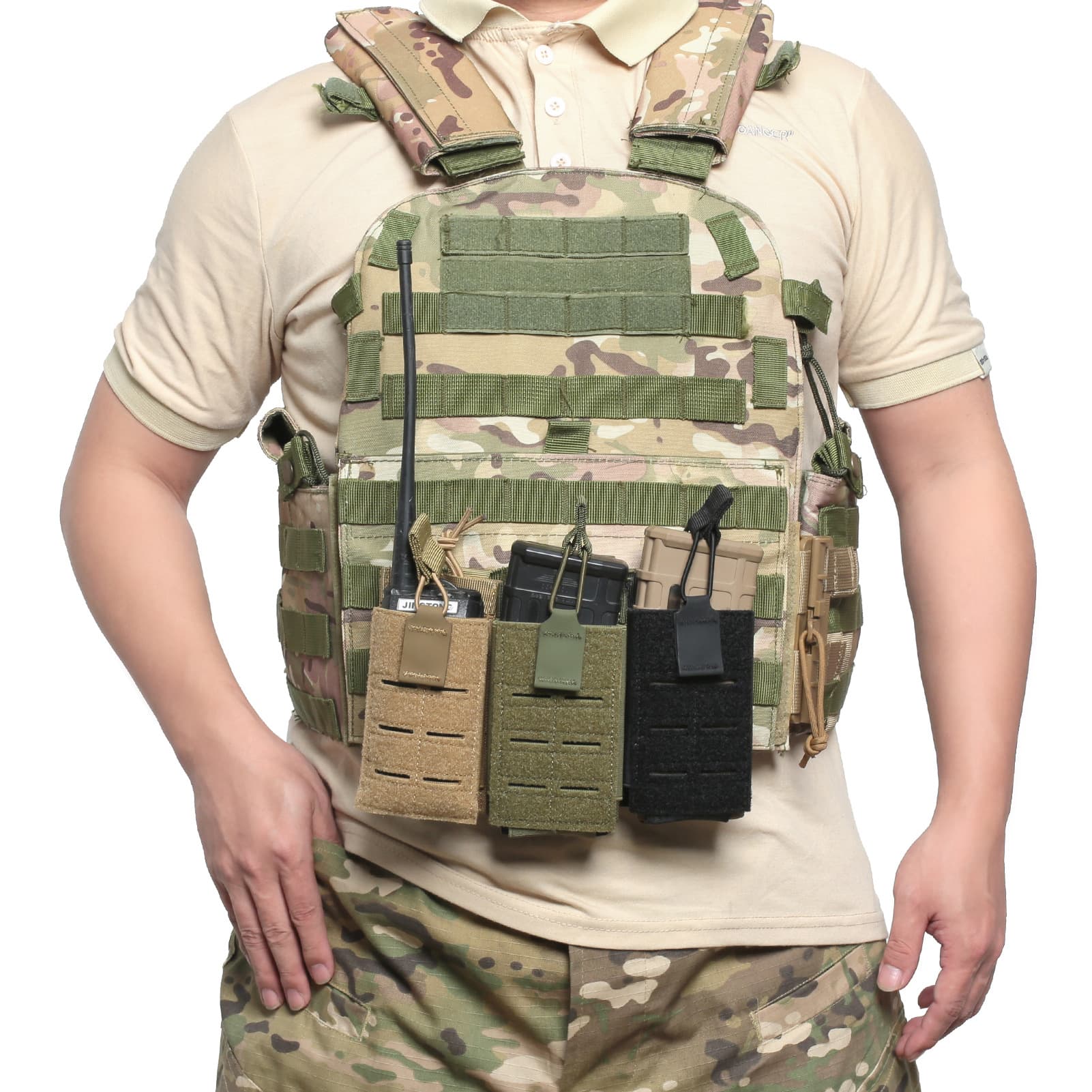 Beitu Outdoor Single-Cell Parent-Child CS Magazine Waist Pouch Multifunctional Tactical Storage Bag Tactical Vest Triple