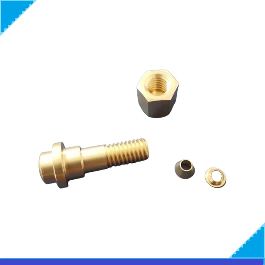 Gas Chromatograph Brass Regulator Fitting Double Ferrule 1/8", Supply for Agilent and Shimadzu Chromatography Straight and Tee Connectors