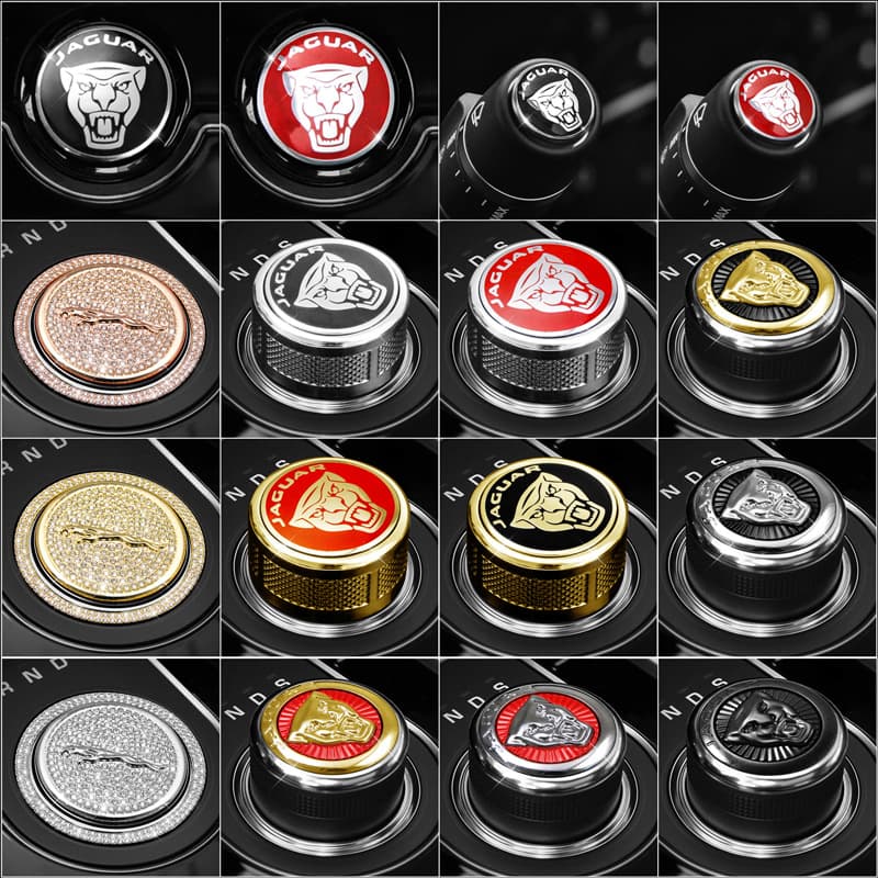 Interior modification center console gear shift knob cover for Jaguar XF XE XJL XJ F-PACE XFL