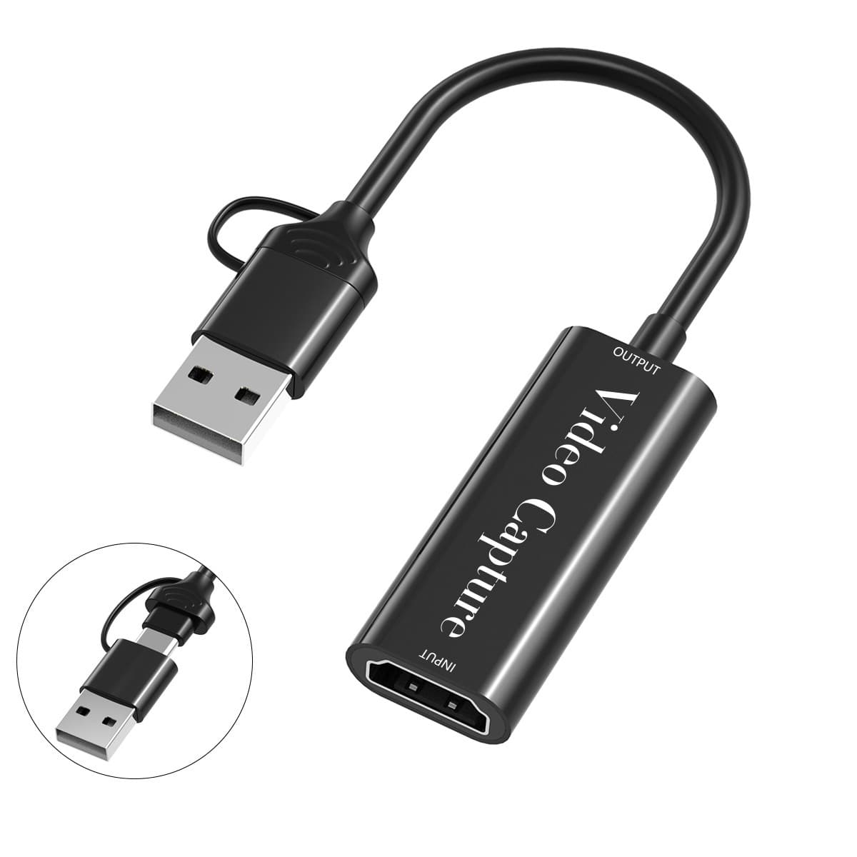 USB Type-C Video Capture Card for Game Streaming HDMI to USB