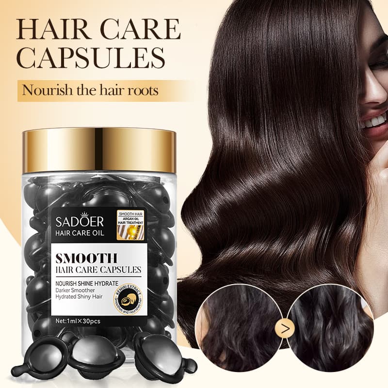 Full English SADOER Argan Oil Hazelnut Smooth Hair Care Capsule Conditioner Cross-border Foreign Trade Wholesale